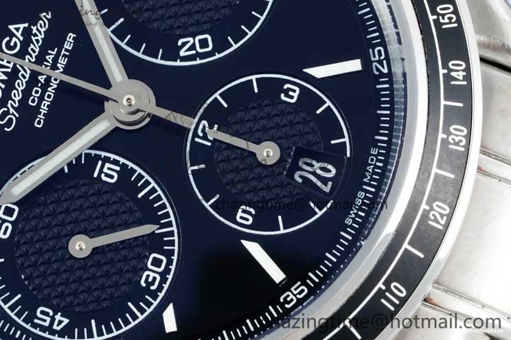 0414 Speedmaster Racing Master SS HKF Best Edition Black Dial on SS Bracelet A Versatile 7810